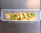 ツナとアボカドとベビーチーズの和風パスタ作り方7写真
