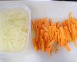 じゃがいもとにんじんのカレーきんぴら作り方1写真