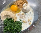 ほうれん草とバナナのパンケーキ作り方3写真