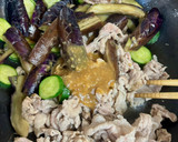 なすときゅうりと豚肉の中華炒め♪作り方5写真