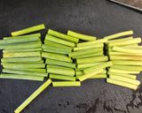 にんにくの芽とゆで豚の炒め物作り方3写真