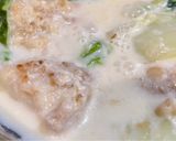 白菜と鶏肉のクリーム煮作り方5写真