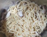 しいたけの和風パスタ作り方4写真