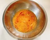 カニカマで節約！きのこ甘酢餡の柚子天津飯作り方2写真