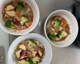 根菜茄子白菜コク旨甘辛梅味温野菜サラダ作り方6写真