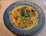 サバ缶としめじの和風パスタ作り方8写真