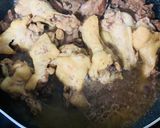 鶏レバーと手羽元の甘辛煮♡ゆで卵入り作り方5写真