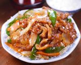 うま辛スタミナ☆豚のしょうが焼き定食🤩作り方5写真