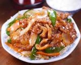 うま辛スタミナ☆豚のしょうが焼き定食🤩作り方5写真