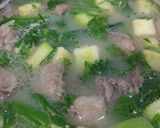 牛すじ肉でコムタンスープ作り方3写真