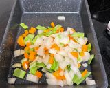 トマト缶でミネストローネスープ作り方3写真