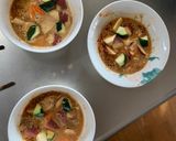 根菜茄子白菜オイ甘辛キムチ味温野菜サラダ作り方8写真