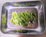 水菜と豚しゃぶのカレーパスタ作り方2写真