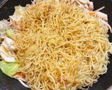 包丁を使わない!鶏肉と海鮮の塩焼きそば作り方7写真
