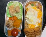 レンジ簡単洋風プルコギ味オムライス弁当作り方17写真