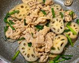 スタミナ満点♡豚肉とれんこんのピリ辛炒め作り方4写真