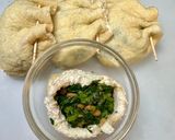 モロヘイヤ納豆 巾着焼き作り方4写真