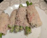 サクサク！アスパラ肉巻きとんかつ作り方3写真