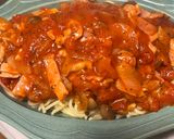 簡単♡新玉ねぎDEトマトソースパスタ作り方3写真