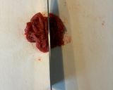 おかんレシピ𓀤𓀣鶏肉の大葉巻き梅肉添え作り方4写真