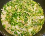 ツナと豆苗のガーリックパスタ作り方2写真