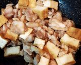鳥肉と厚揚げの炒め物作り方5写真