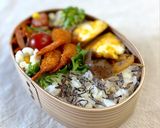 お弁当の塩昆布キッチンバサミで刻んでね💕作り方3写真