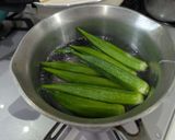 真夏！みょうがとオクラの白だし漬け作り方3写真