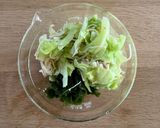 キャベツとえのき《にんにくごま味噌サラダ》作り方3写真