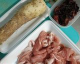 豚肉と山芋の冷やしうどん作り方1写真