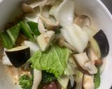 根菜茄子白菜万能梅トマト味温野菜サラダ作り方16写真
