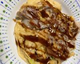 簡単　お好み焼き【豚肉入り】作り方8写真