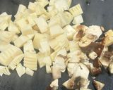 鶏むね肉とタケノコのザク旨焼き｜はっちキ作り方1写真