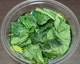 簡単☆ほうれん草の明太クリームうどん♩作り方1写真