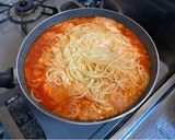 蟹のトマトクリームパスタ🦀作り方8写真