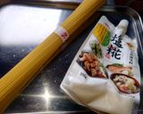 味付けは塩麹のみのカレーパスタ作り方1写真