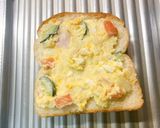 ポテサラキムチトースト🍞作り方1写真