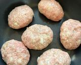 みんな大好き！作りおき　チーズinハンバーグ作り方2写真
