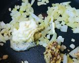 マヨネーズ＆マスタードの玉子炒飯作り方1写真