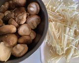 生椎茸と昆布の佃煮えのきでかさ増し。作り方1写真