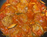 豆腐ミニバーグのトマト煮込み♪作り方5写真