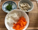 香ばしさプラス！ほうじ茶豚汁作り方1写真
