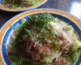 焼き茄子タタキの冷製パスタ作り方7写真