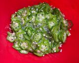 オクラ納豆冷やしたぬきそば作り方2写真