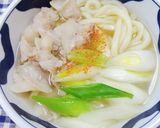⭐️サッパリ豚肉・葱入り塩うどん♬作り方4写真