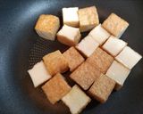 ワンパン今日の夕飯簡単春キャベツ厚揚中華炒め節約作り方5写真