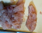 ささみの味噌マヨ焼き作り方1写真