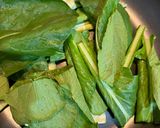鶏油で小松菜の醤油炒め作り方8写真