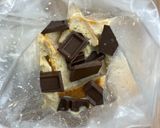 余ったパン大変身！簡単板チョコパンプリン作り方4写真