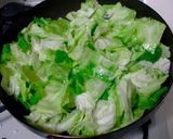 キャベツと鶏むね肉のオイスター炒め作り方4写真